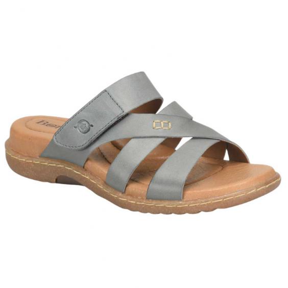Born Shawna Slide Sandal Light Blue (Women's)