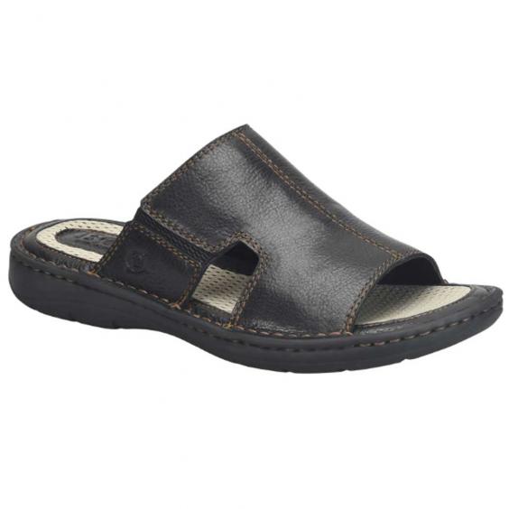 Born Flores II Slide Sandal Black Full Grain (Men's)
