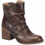 Born Toni Heeled Bootie Dark Brown (Women's)