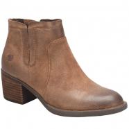 Born Reece Heeled Bootie Light Brown (Women's)