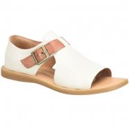 Born Ivey Sandal White/ Brown (Women's)