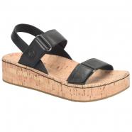 Born Sloan Platform Sandal Black (Women's)