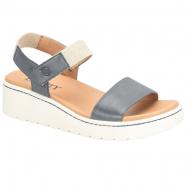 Born Kyla Wedge Sandal Navy (Women's)