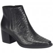 Born Aiken Heeled Boot Black Snake (Women's)