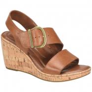 Born Sapphire Wedge Sandal Tan (Women's)