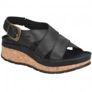 Born Kavala Wedge Sandal Black (Women's)