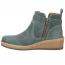 Born Vaughn Wedge Bootie Teal (Women's) 2