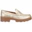 Born Carrera Platform Loafer Light Gold (Women's) 1