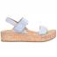 Born Sloan Platform Sandal Light Blue (Women's) 1