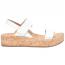 Born Sloan Platform Sandal White (Women's) 1