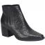 Born Aiken Heeled Boot Black Snake (Women's)