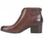 Born Kalie Heeled Bootie Tan Bourbon (Women's) 2