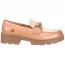 Born Carrera Buckle Platform Loafer Brown Combo (Women's) 1
