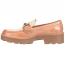 Born Carrera Buckle Platform Loafer Brown Combo (Women's) 2