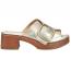 Born Bangle Slide Heel Light Gold Metallic (Women's) 1