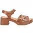 Born Bella Platform Heel Sandal Dark Tan (Women's) 1