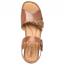 Born Bella Platform Heel Sandal Dark Tan (Women's) 3