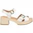 Born Bella Platform Heel Sandal White (Women's) 1