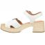 Born Bella Platform Heel Sandal White (Women's) 2