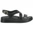 Born Victoria Wedge Sandal Black (Women's) 1