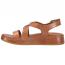 Born Victoria Wedge Sandal Dark Tan (Women's) 2
