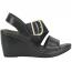 Born Sapphire Wedge Sandal Black (Women's) 1