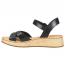 Born Cannes Wedge Sandal Black (Women's) 2