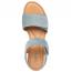 Born Cabanas Wedge Sandal Light Blue (Women's) 3