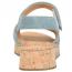 Born Cabanas Wedge Sandal Light Blue (Women's) 5