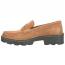 Born Carrera Platform Loafer Tan Camel Suede (Women's) 2