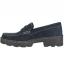 Born Carrera Platform Loafer Navy River Suede (Women's) 2