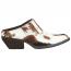 Born Monikah Bootie Off White Print (Women's) 1