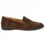 Born Fawn Loafer Chocolate Castagno Suede (Women's) 1