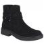 Born Barren Ankle Boot Black Suede (Women's)