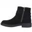 Born Barren Ankle Boot Black Suede (Women's) 2