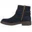 Born Barren Ankle Boot Navy River Suede (Women's) 2
