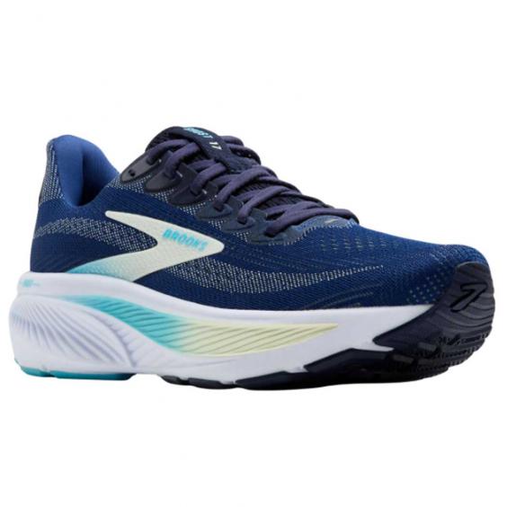 Brooks Ghost 17 Sneaker Navy/ Green/ Turquoise (Women's)