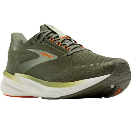 Brooks Revel 8 Athletic Shoe Olive/ Tea/ Orange (Men's) Brooks Revel 8 Athletic Shoe Olive/ Tea/ Orange (Men's)