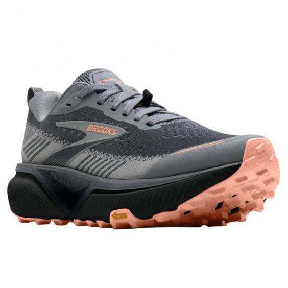 Brooks Cascadia 20 Trail Runner Grey/ Grey/ Peach (Women's) Brooks Cascadia 20 Trail Runner Grey/ Grey/ Peach (Women's)