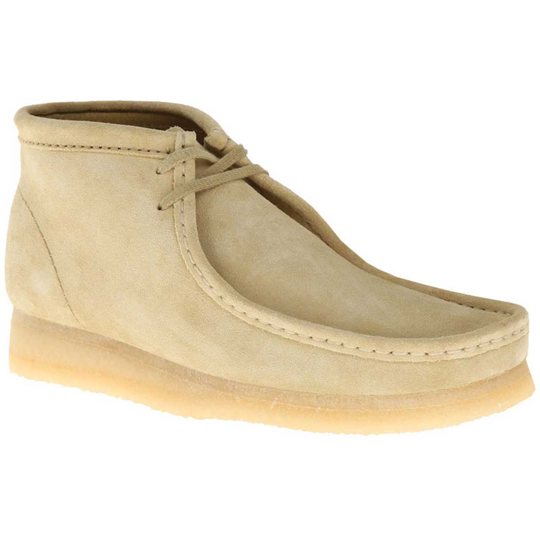 wallabee boot maple suede