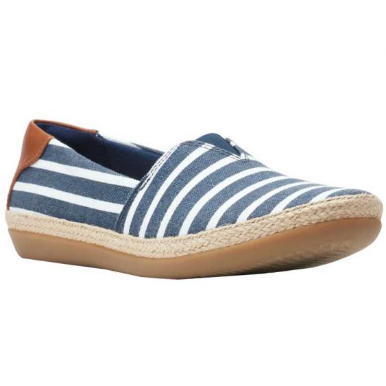 Clarks Danelly Sky Navy Textile/ Synthetic Combo (Women's)