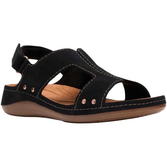 Clarks Cecily Sun Sandal Black (Women's)