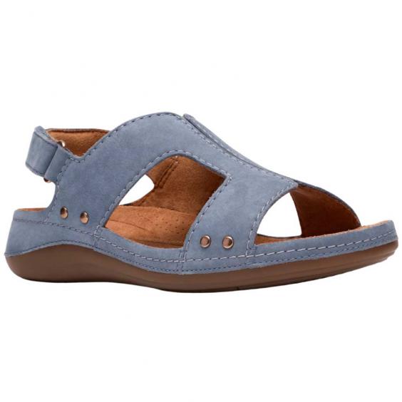 Clarks Cecily Sun Sandal Denim Blue (Women's)