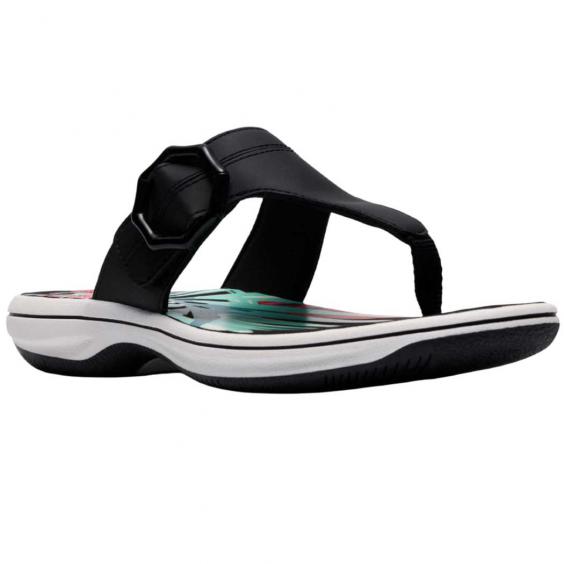 Clarks Breeze Cove Flip-Flop Sandal Black (Women's)