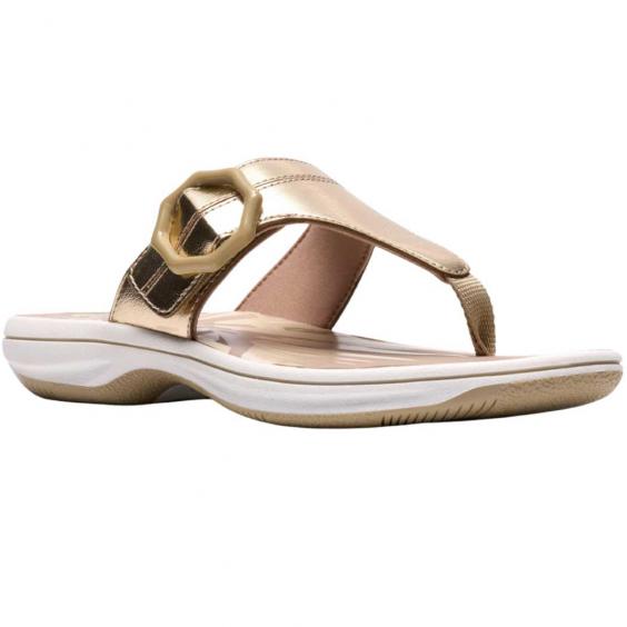 Clarks Breeze Cove Flip-Flop Sandal Champagne (Women's) Clarks Breeze Cove Flip-Flop Sandal Champagne (Women's)