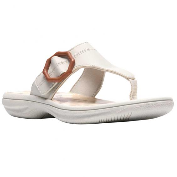 Clarks Breeze Cove Flip-Flop Sandal Off-White (Women's) Clarks Breeze Cove Flip-Flop Sandal Off-White (Women's)