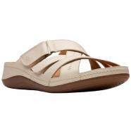 Clarks Cecily Slide Sandal Cream (Women's)