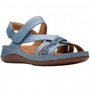 Clarks Cecily Strap Sandal Blue (Women's)