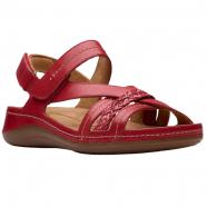Clarks Cecily Strap Sandal Red (Women's)