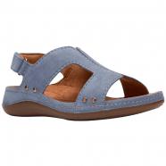 Clarks Cecily Sun Sandal Denim Blue (Women's)